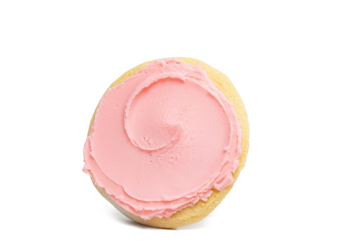 Swig Kid's Cookie one mini frosted sugar cookie, 240 cal, $1.75.