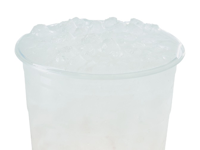 Swig Water Cup with water or ice, refreshing drink, $0.50.